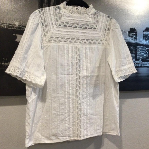 Sezane ELISABETTA BLOUSE Ecru - Picture 6 of 9